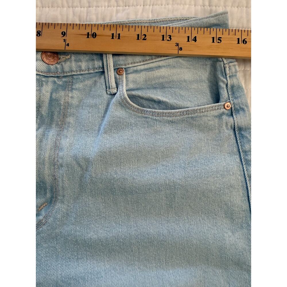 Mother Jeans Women's 29 Blue High Rise Twister Ankle Fray Cowabunga Denim NWOT - Picture 4 of 13